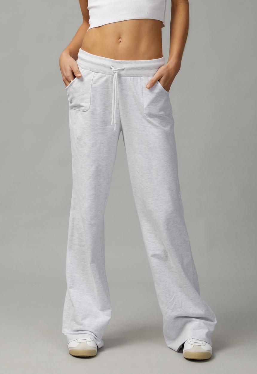 Factorie - Lightweight Straight Leg Trackpant - Silver Marle