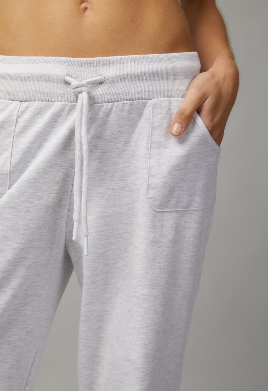 Factorie - Lightweight Straight Leg Trackpant - Silver Marle