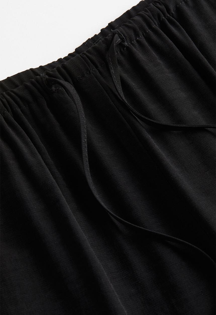 H&M - Wide trousers - black