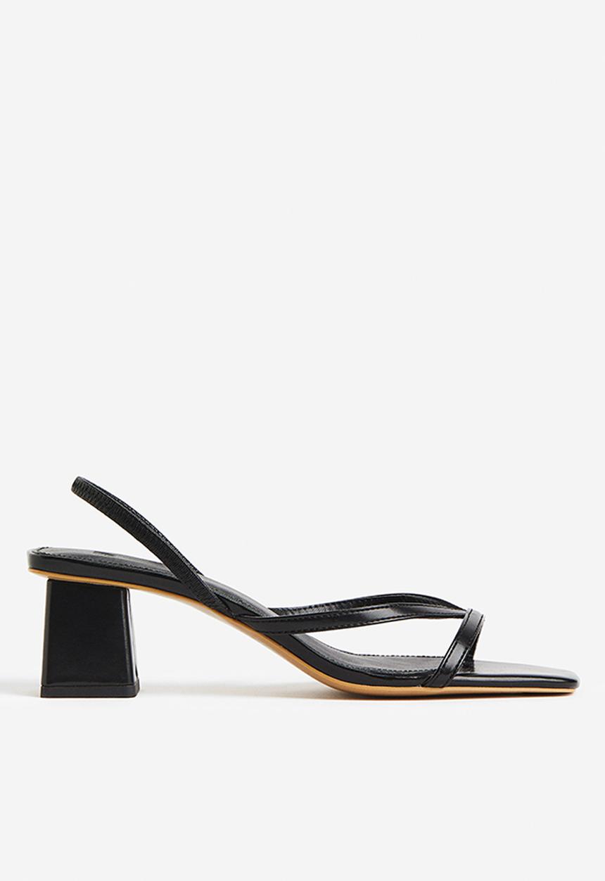 H&M - Heeled sandals - black