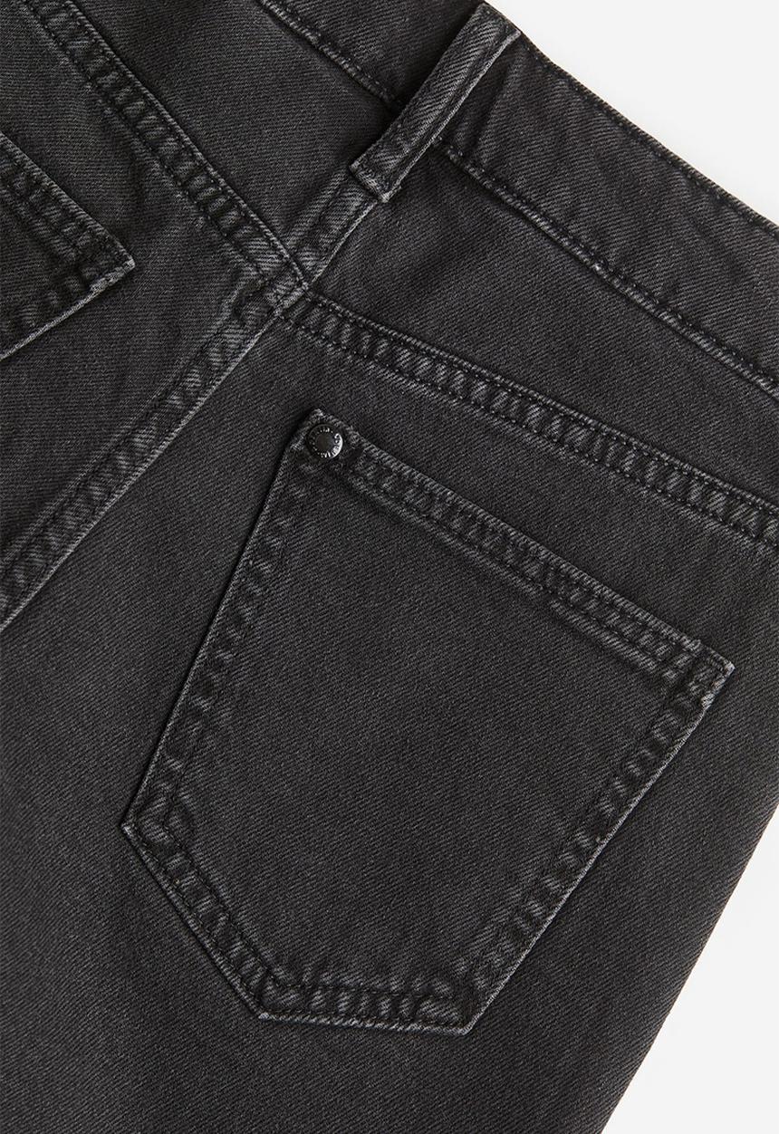 H&M - Denim shorts - black