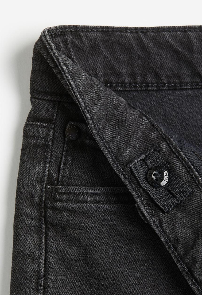 H&M - Denim shorts - black