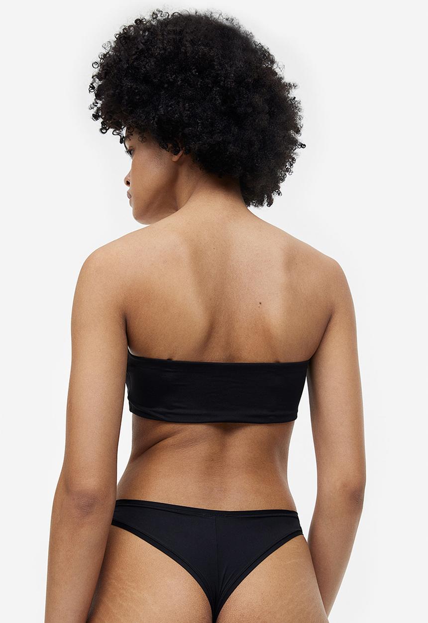 H&M - 3-pack cotton brazilian briefs - black
