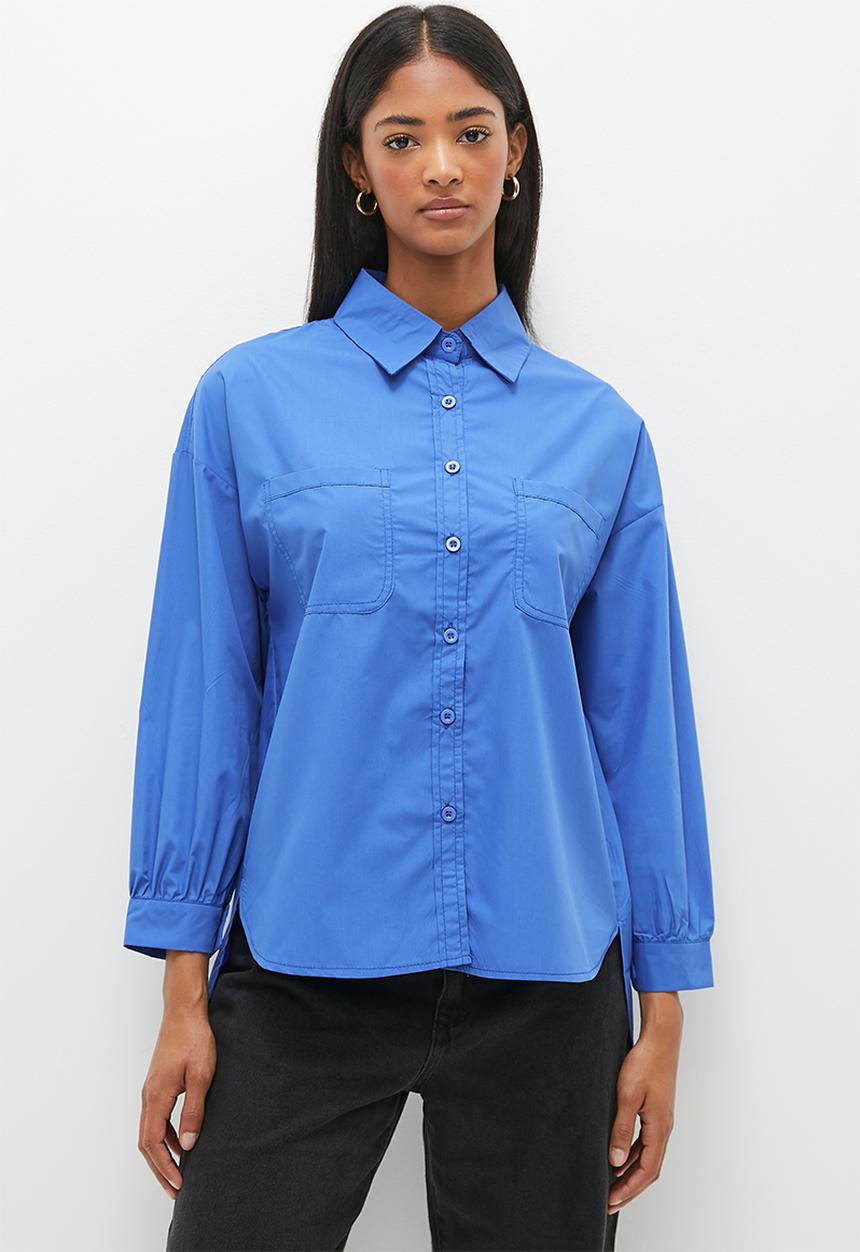 dailyfriday - Cotton shirt - blue1