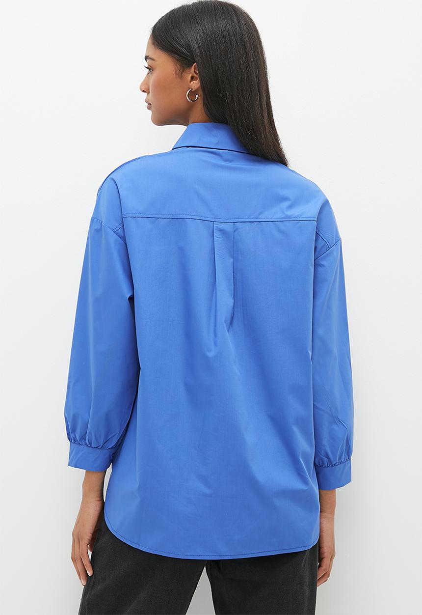 dailyfriday - Cotton shirt - blue1