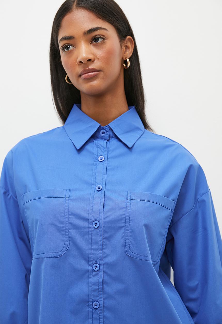 dailyfriday - Cotton shirt - blue1
