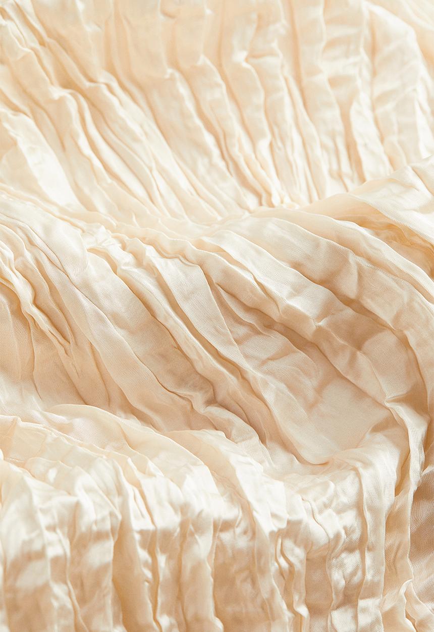 H&M - Pleated tunic dress - cream
