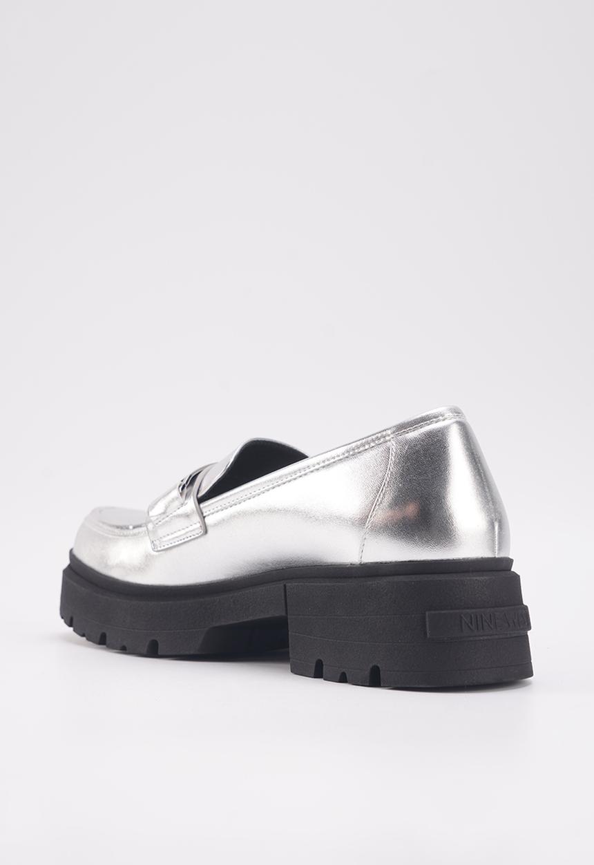 Nine West - Trebo chunky loafer - silver