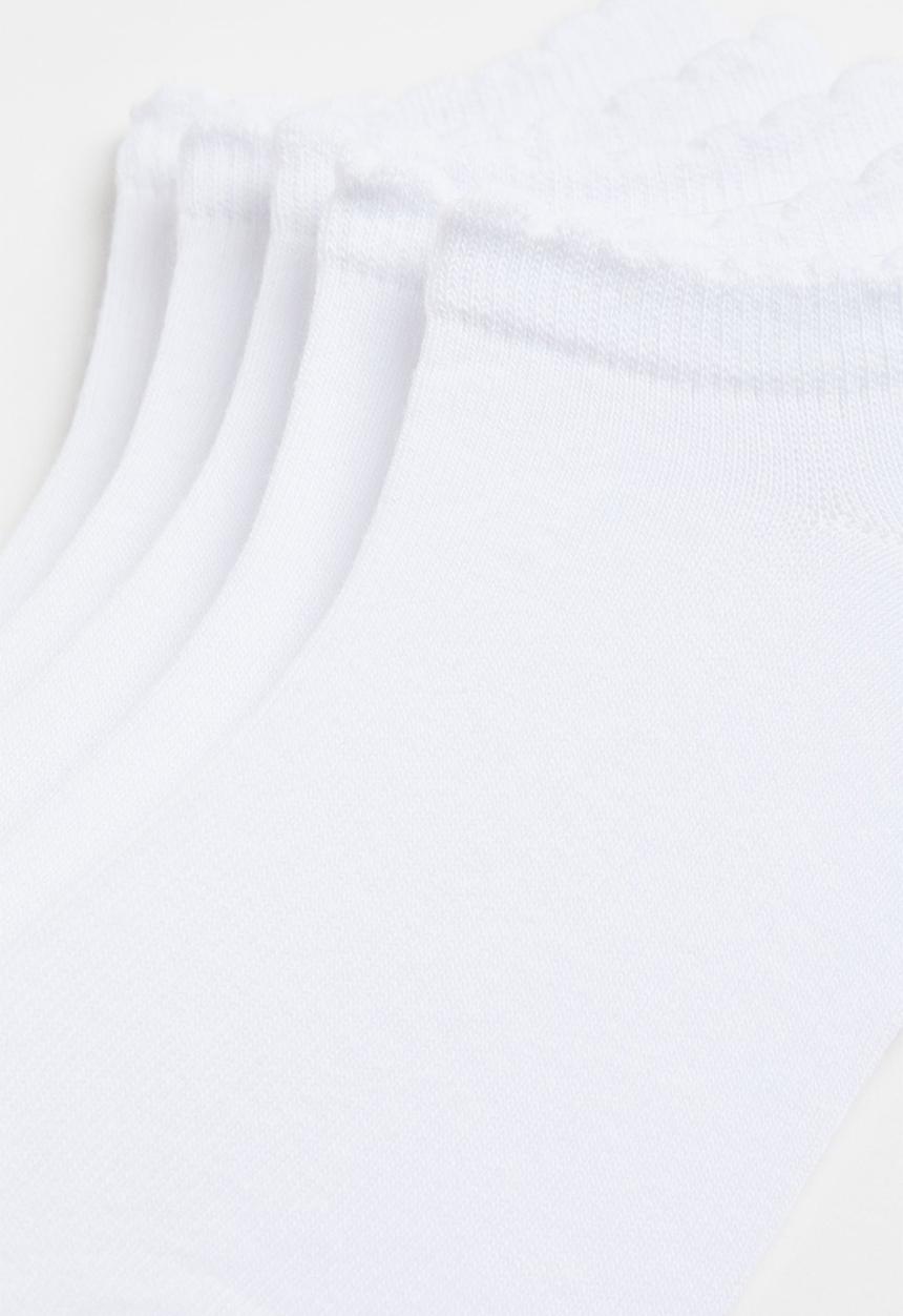 H&M - 5-Pack trainer socks - white