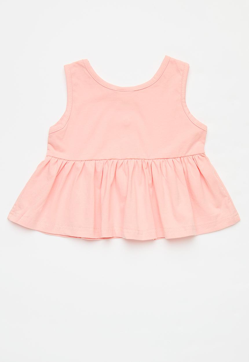 Pop Candy - Baby  button down top - pink