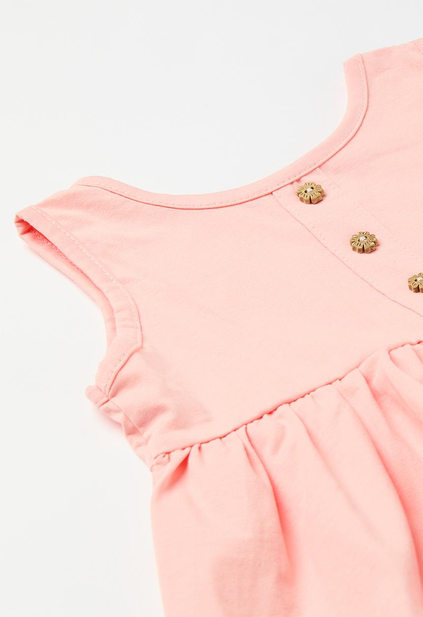 Pop Candy - Baby  button down top - pink