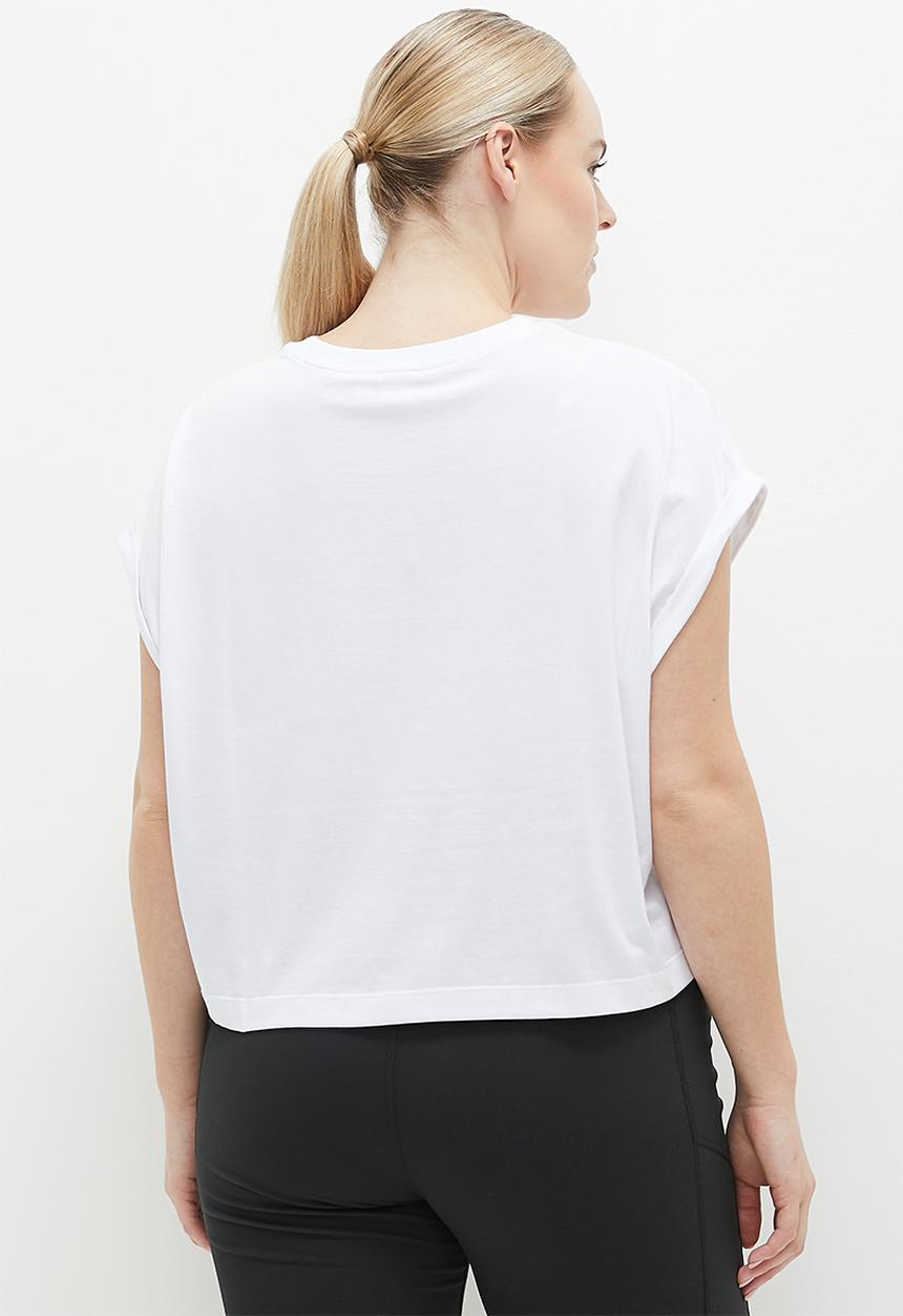 adidas Originals - Plus lf crop w - white