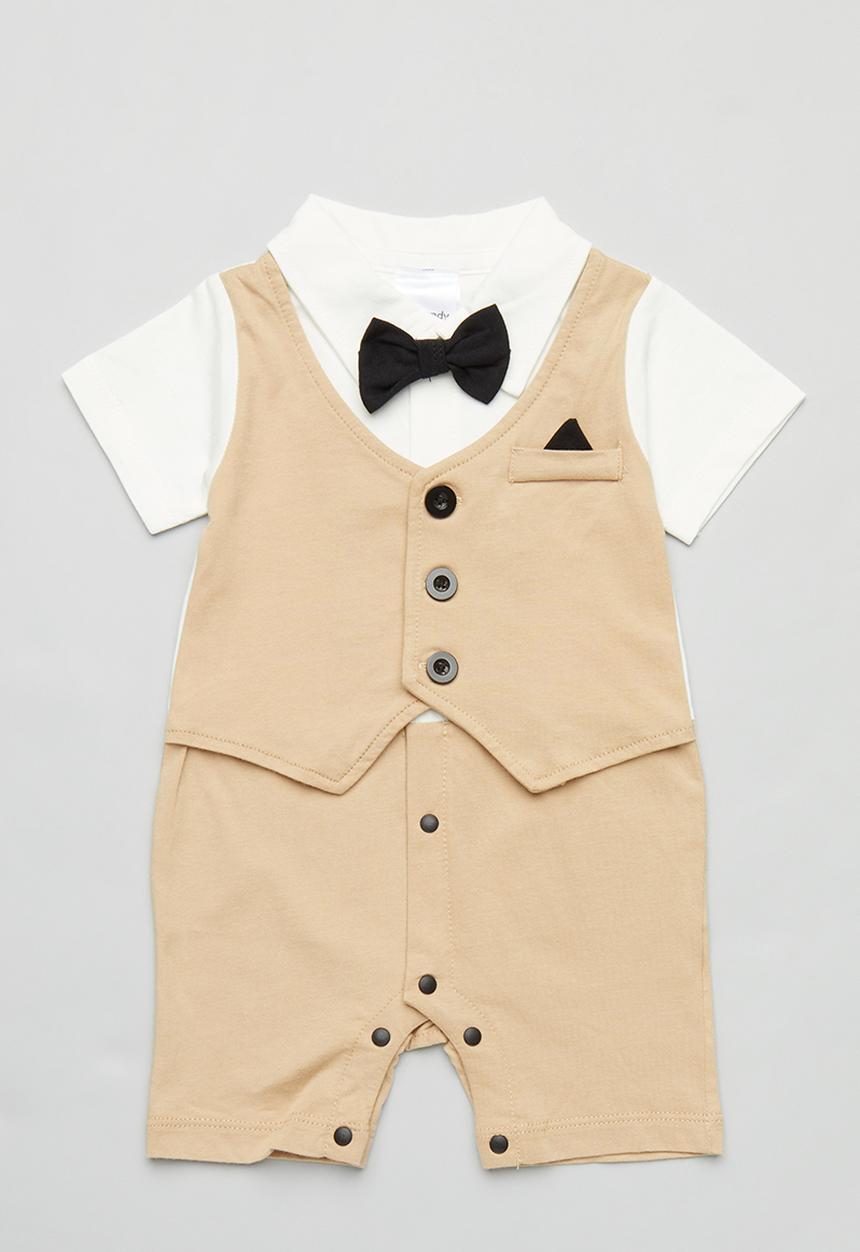 Pop Candy - Baby vest romper - khaki