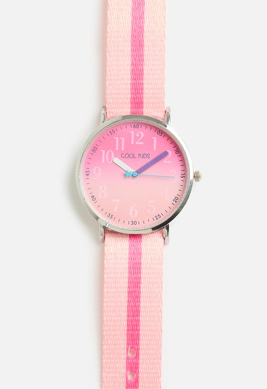Cool Kids - Starstruck watch - silver & pink