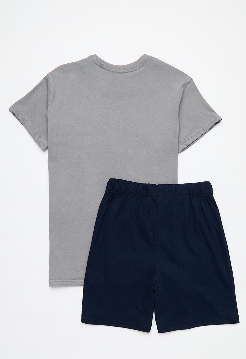 Pop Candy - Nasa summer pj set - grey & navy