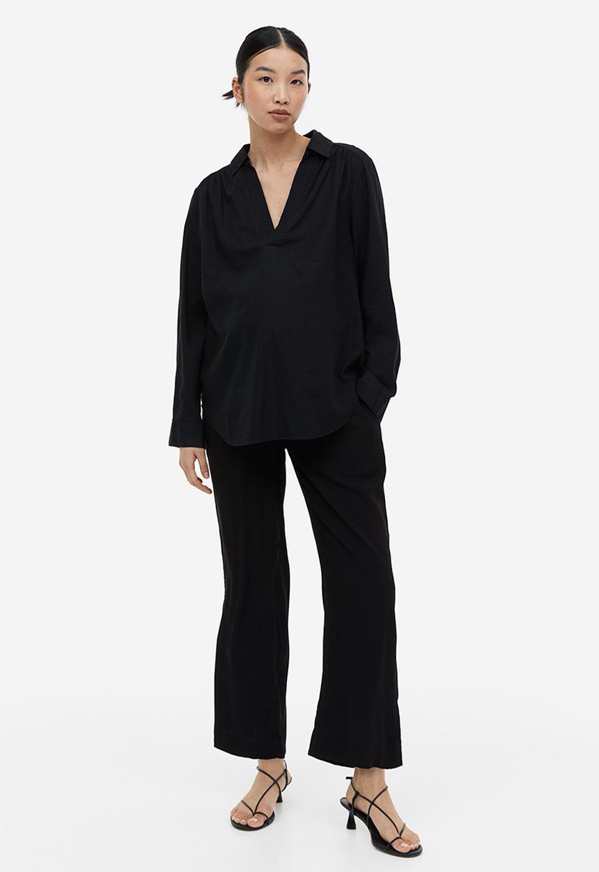 H&M - Mama ankle-length trousers - black