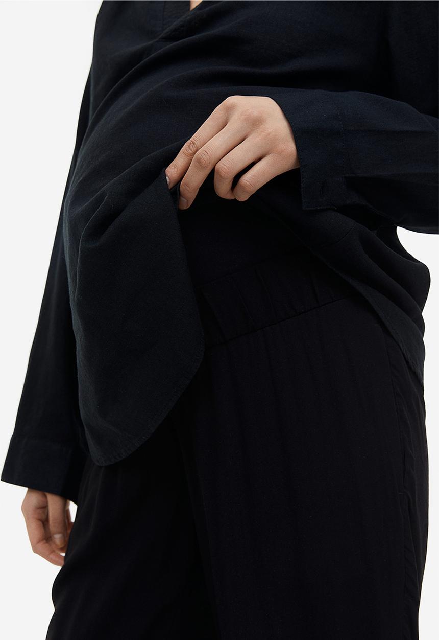 H&M - Mama ankle-length trousers - black