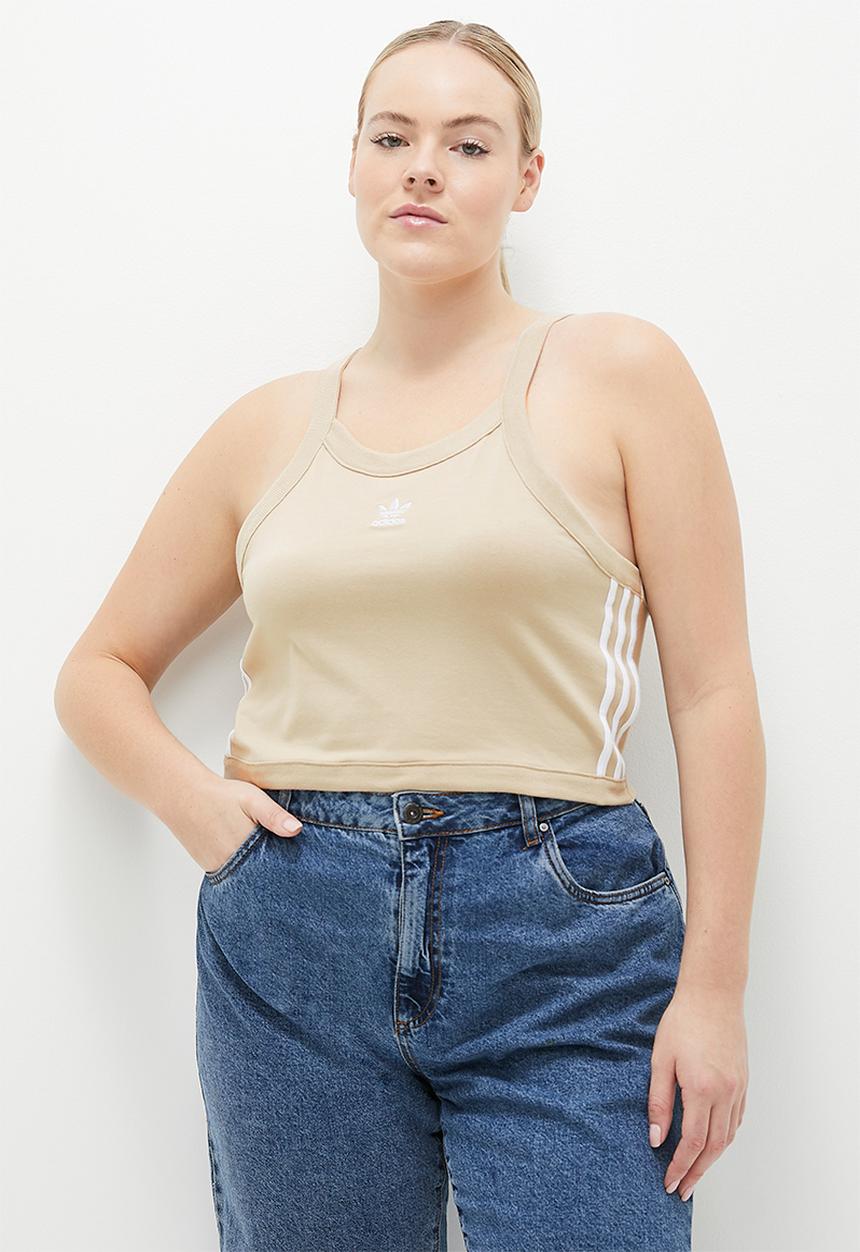adidas Originals - Plus crop racer w - wonder beige