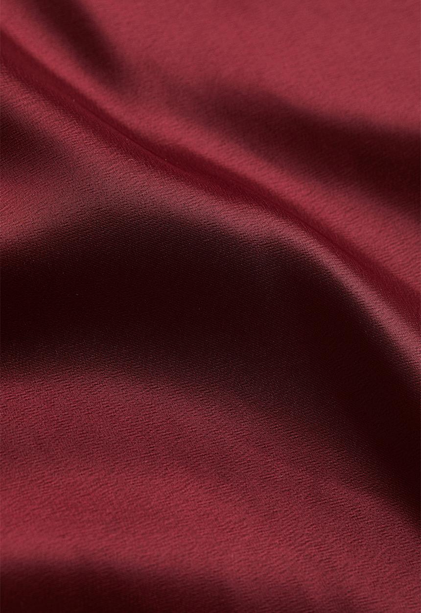 H&M - Satin slip dress - dark red