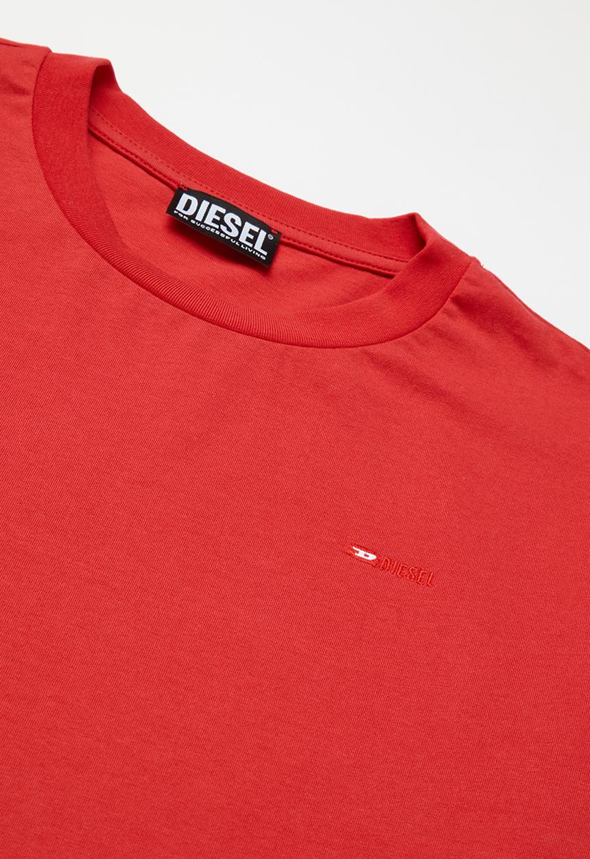 Diesel  - T-just-microdiv T-shirt - red