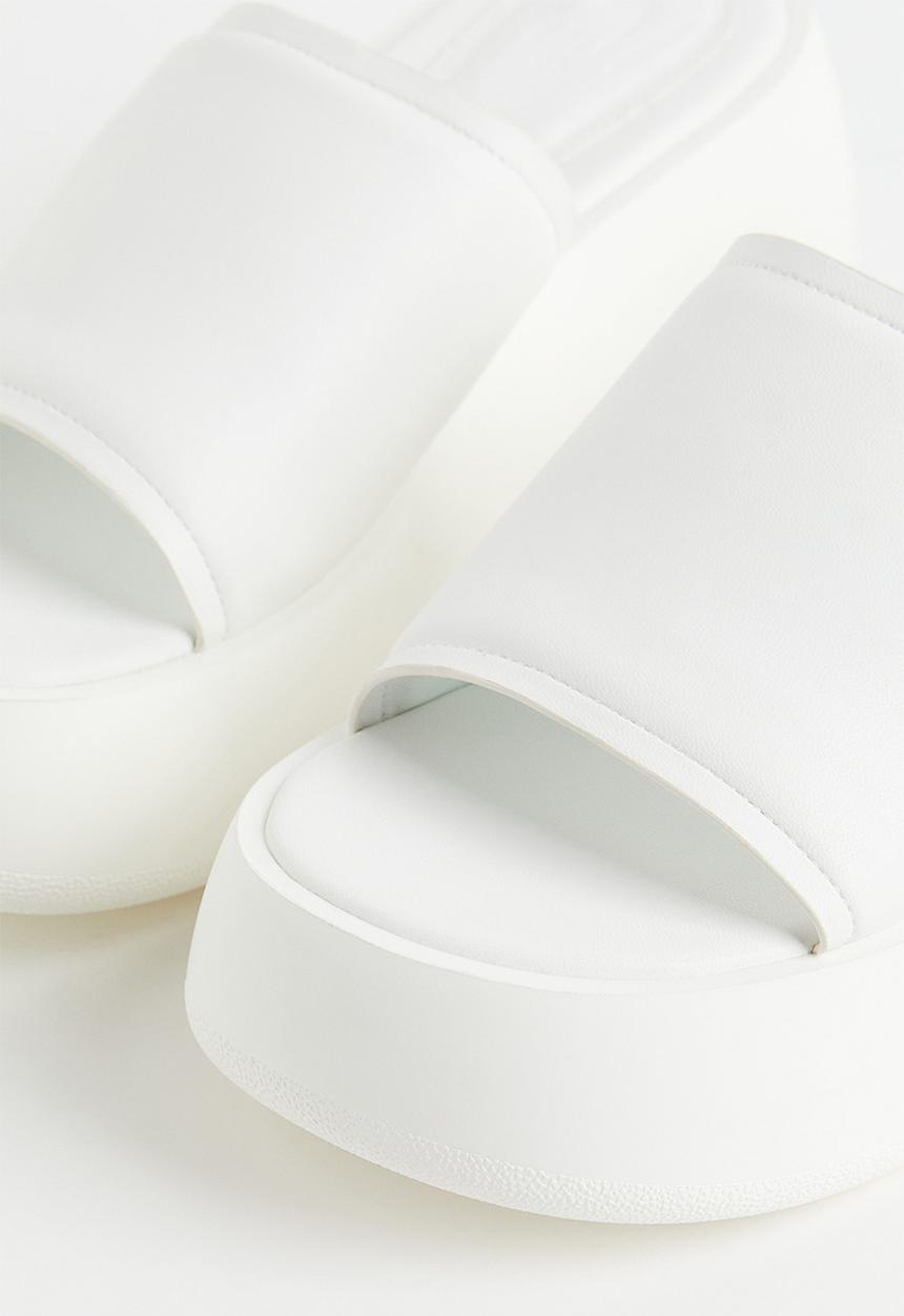 H&M - Chunky platform sandals - white