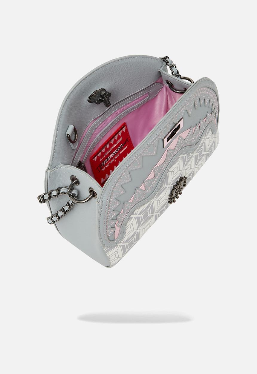 Sprayground - Ai stunna cream shark handbag - grey