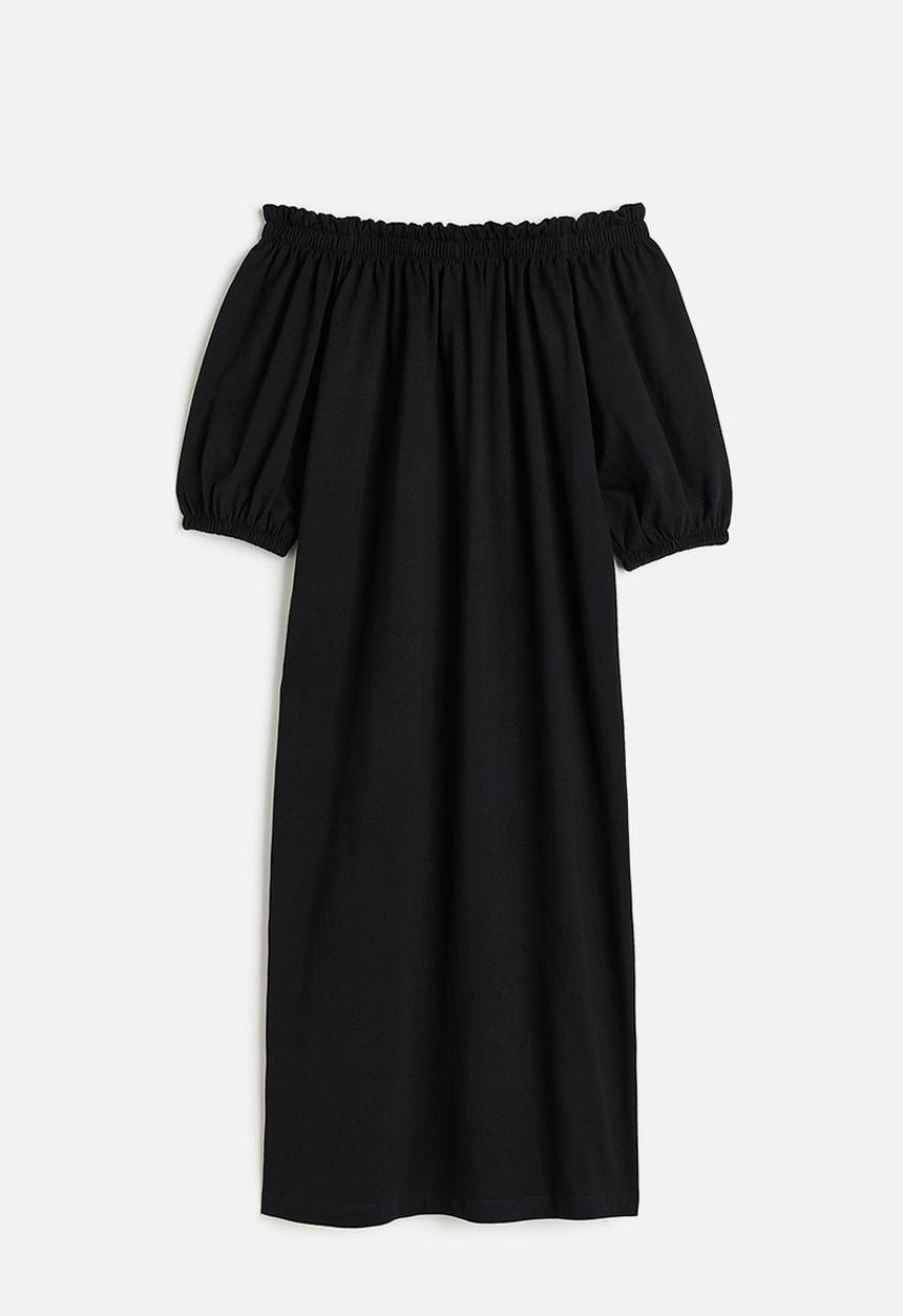 H&M - Off-the-shoulder dress - black
