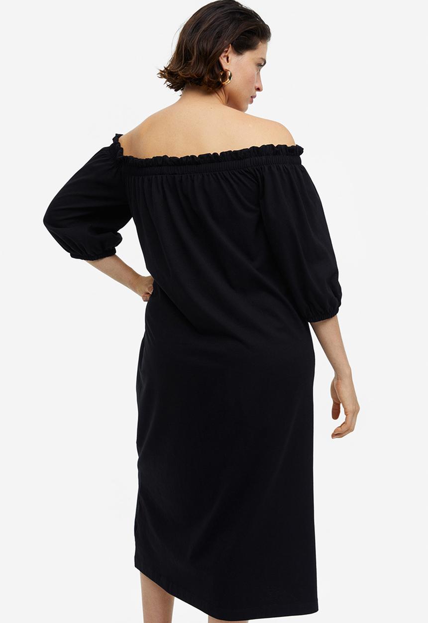 H&M - Off-the-shoulder dress - black