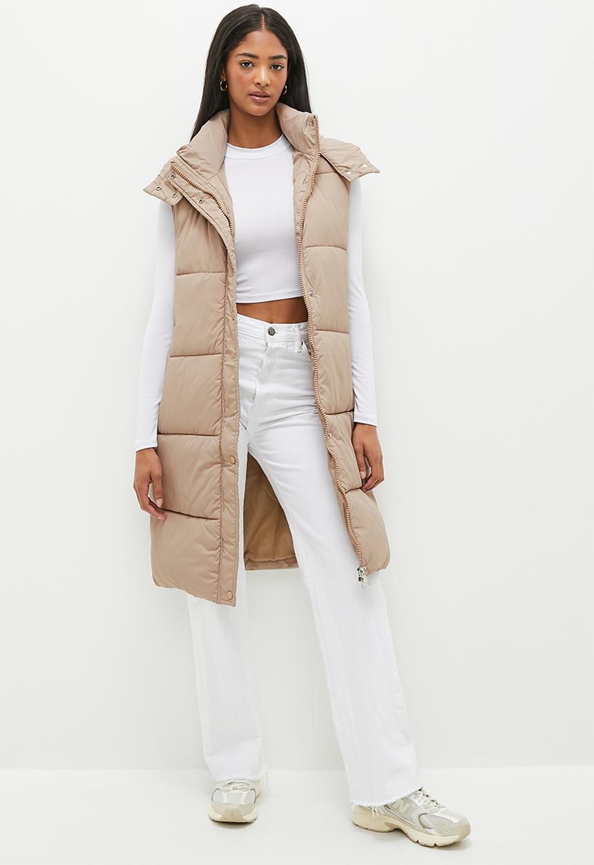 dailyfriday - Longer length gilet - stone