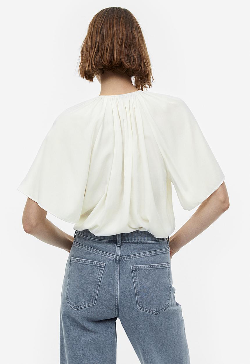 H&M - Oversized blouse - cream