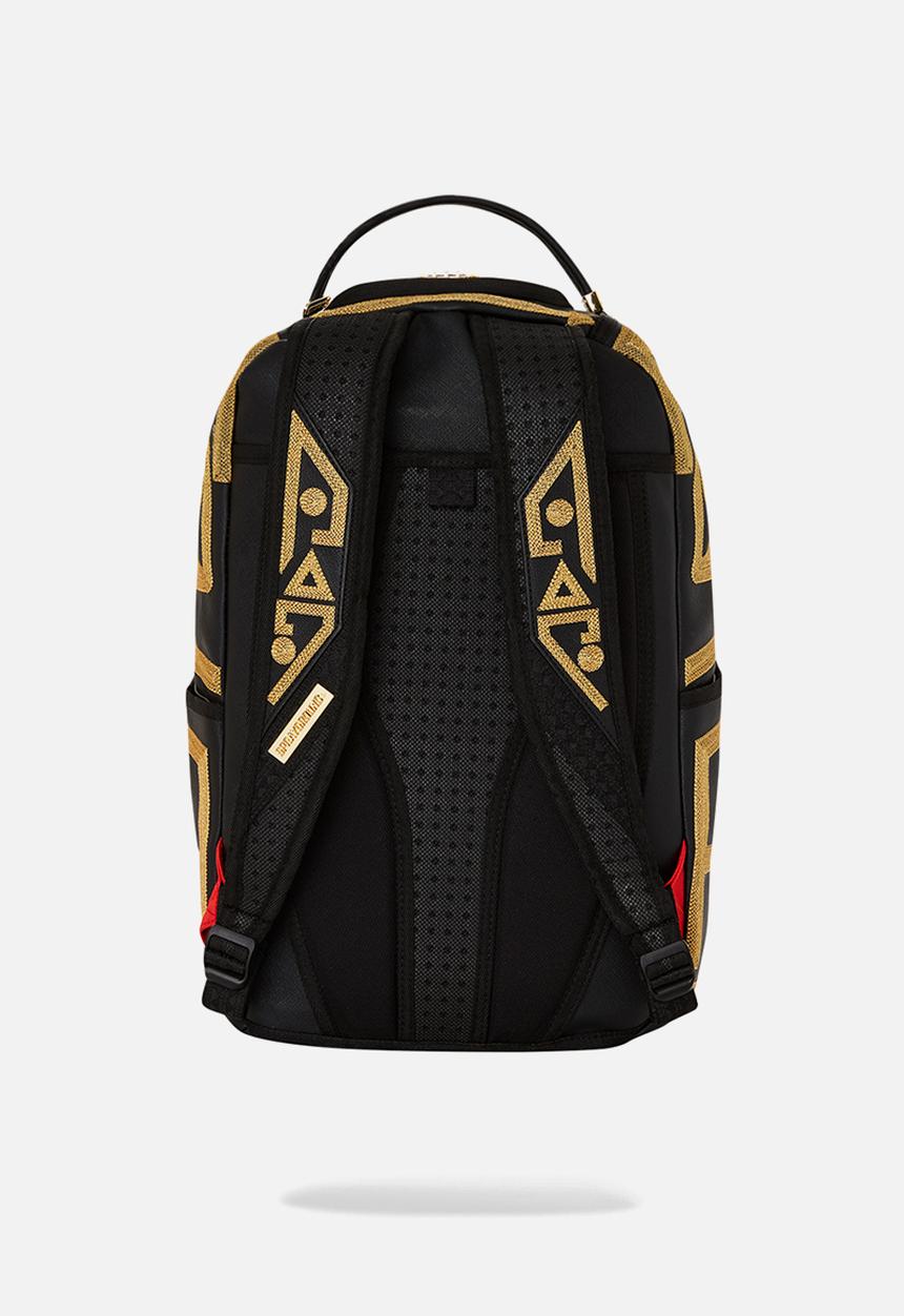 Sprayground - Ai tribal gold stars backpack - black & gold