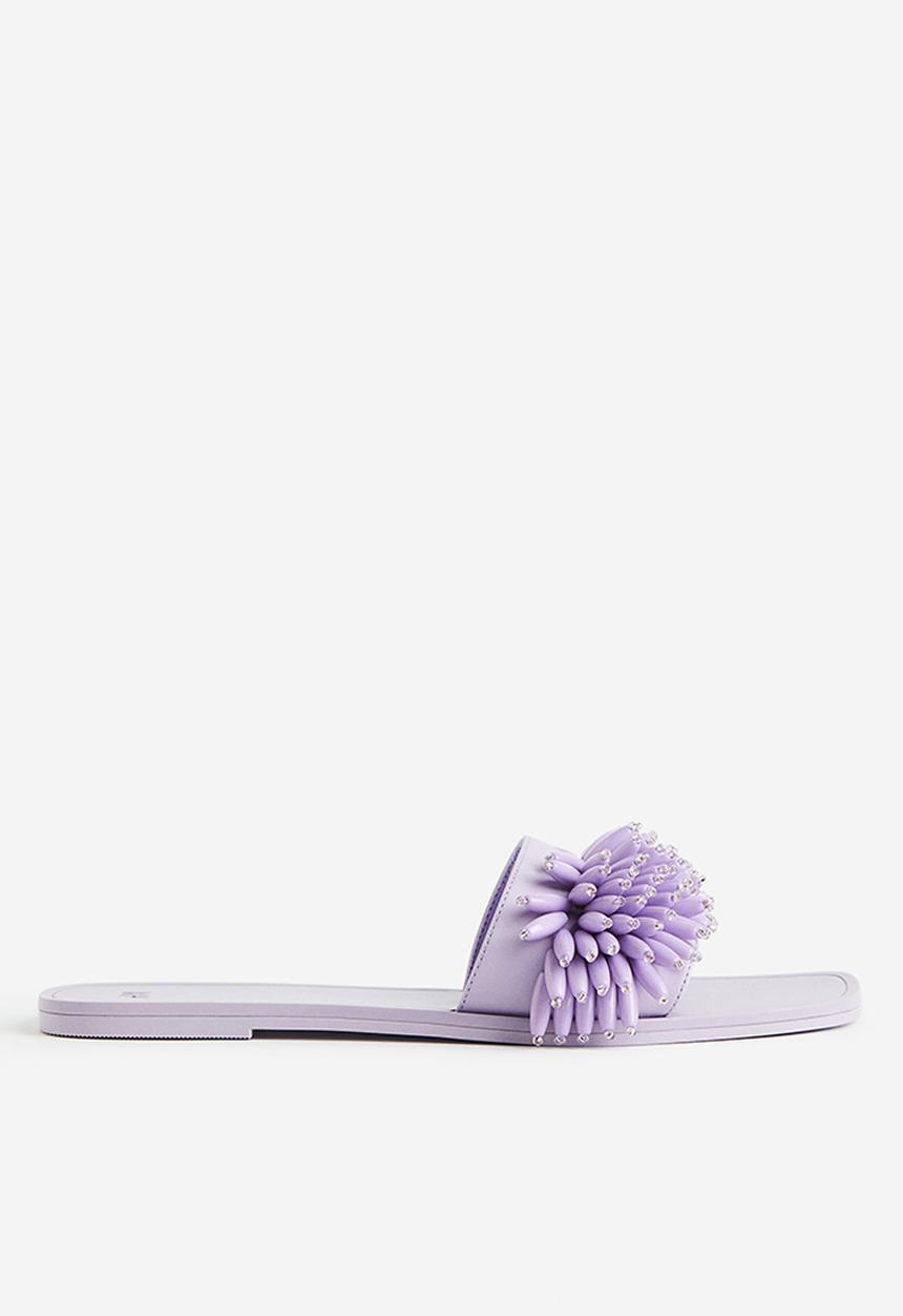 H&M - Beaded mules - light purple