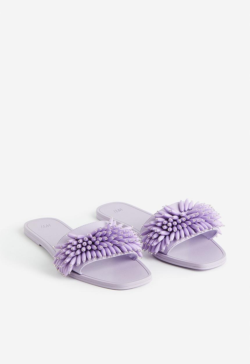 H&M - Beaded mules - light purple