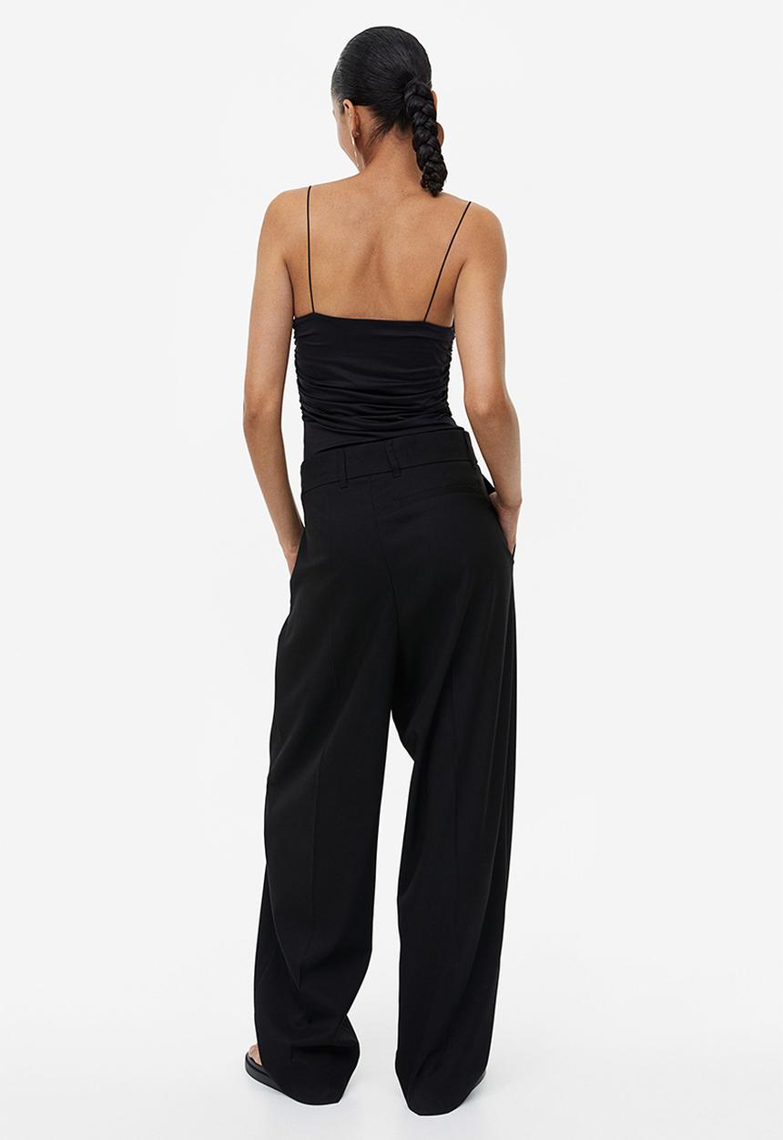 H&M - Draped thong body - black