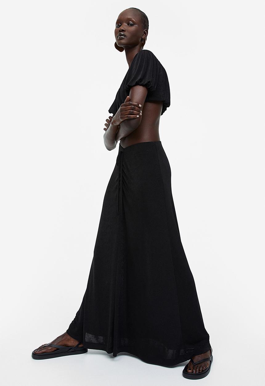 H&M - Jersey skirt - black
