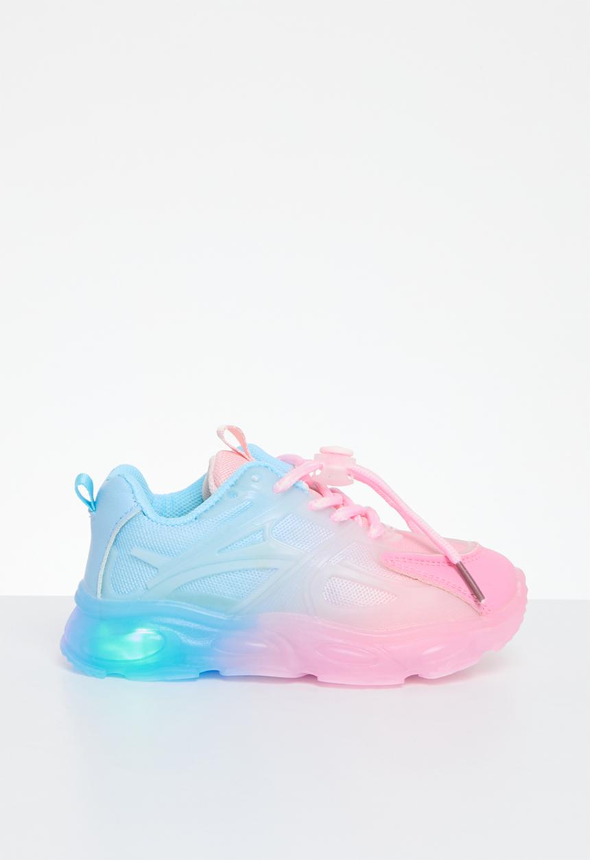 Pop Candy - Lace up sneakers - pink &  blue
