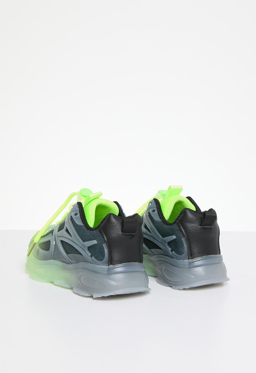 Pop Candy - Lace up sneakers - green &  black