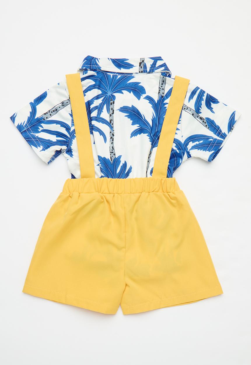 Pop Candy - 2 Piece suspended set - blue & yellow