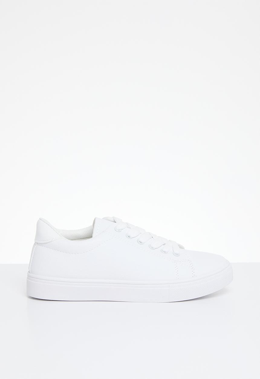 Pop Candy - Lace up sneakers-white