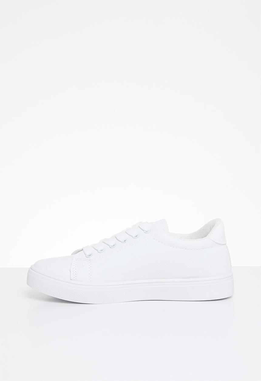 Pop Candy - Lace up sneakers-white