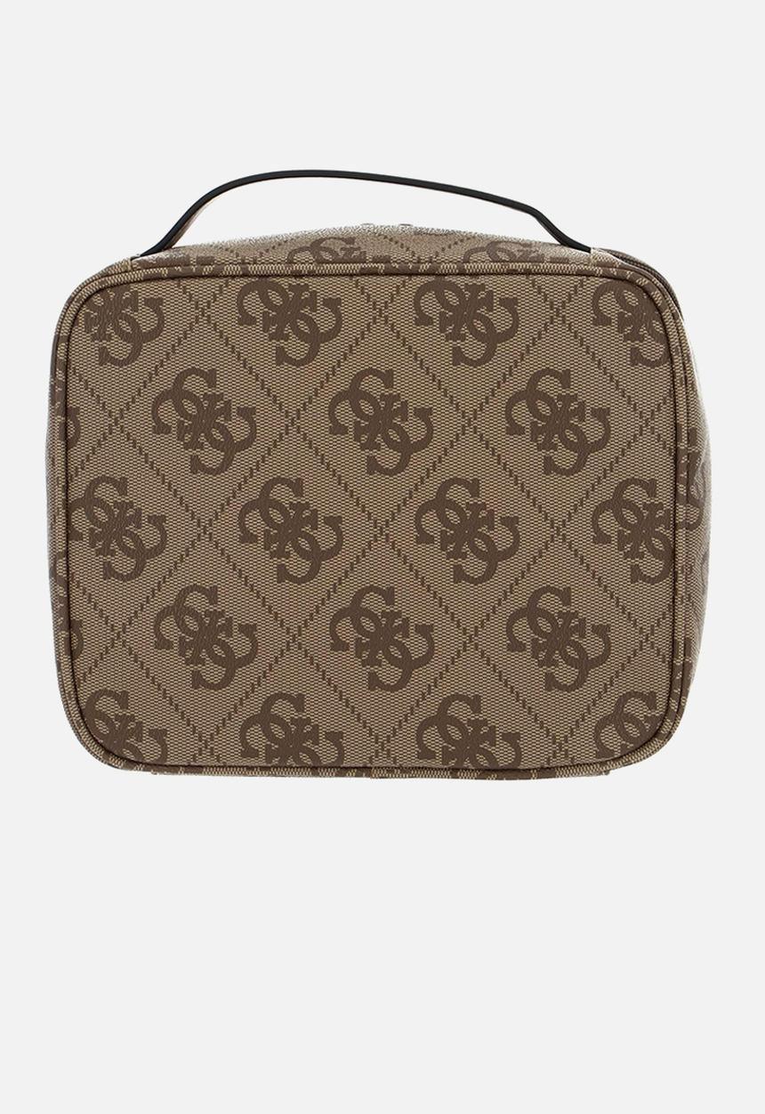GUESS - Breta cosmetic organizer case - latte log brown 