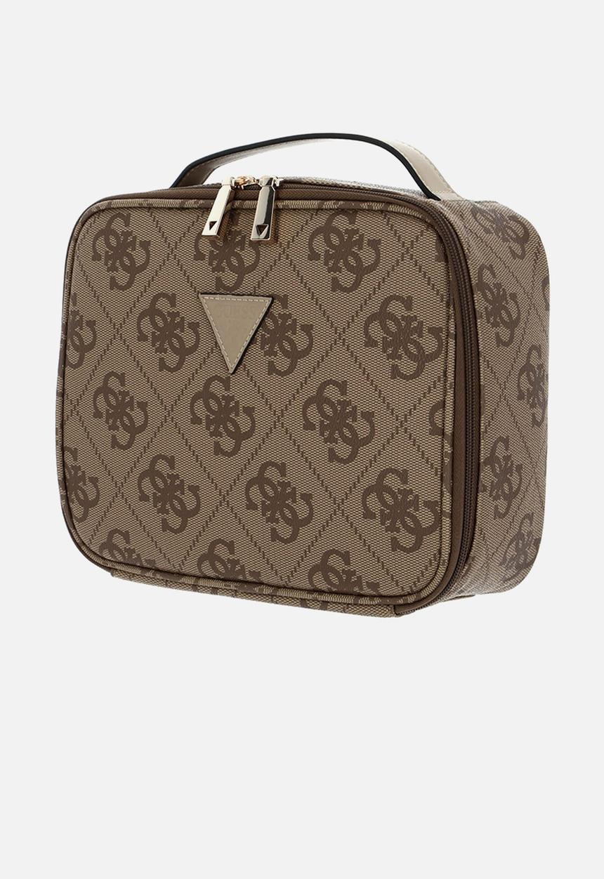 GUESS - Breta cosmetic organizer case - latte log brown 