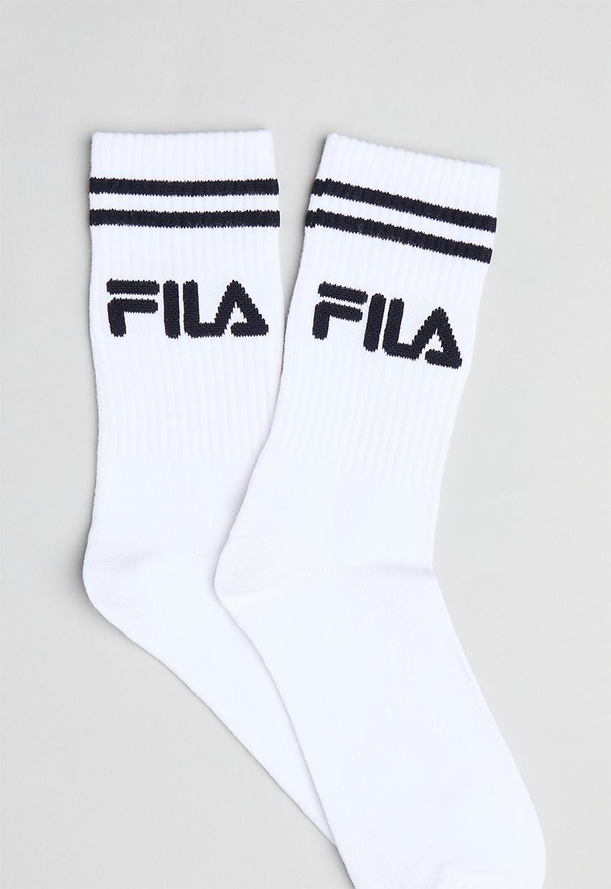 FILA - Stallone tube sock (1pk) - White & Peacoat