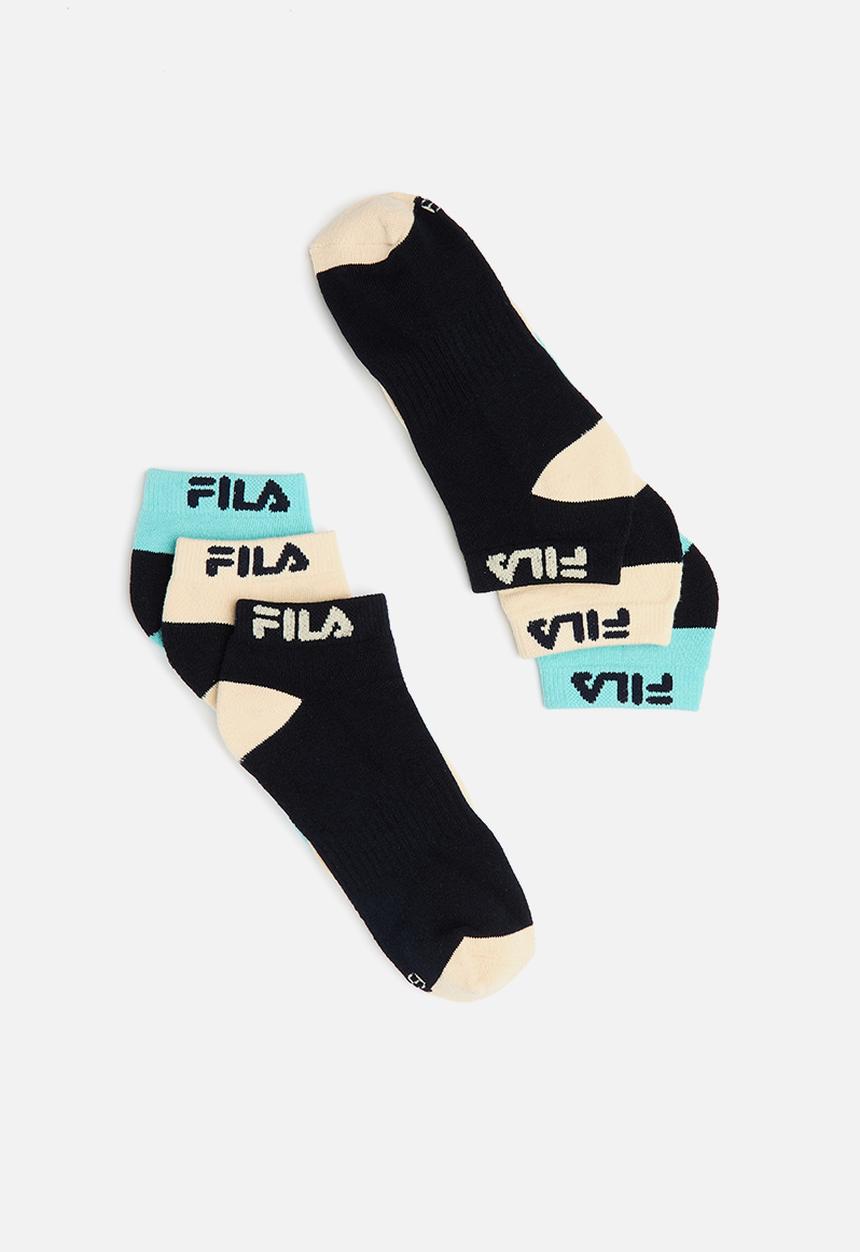 FILA - Robert ankle sock 3 pack - peacoat/egret/blue glass