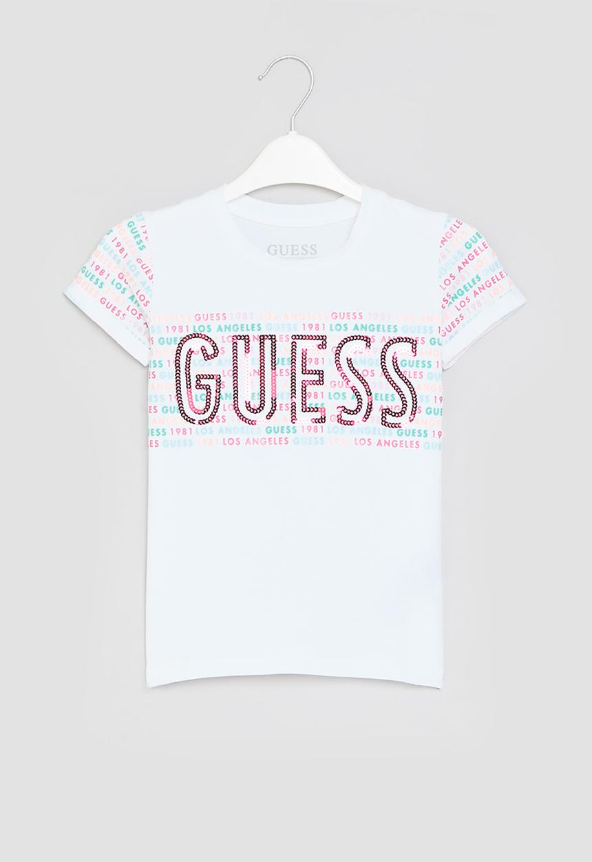 GUESS - Short sleeve T-shirt - pure white