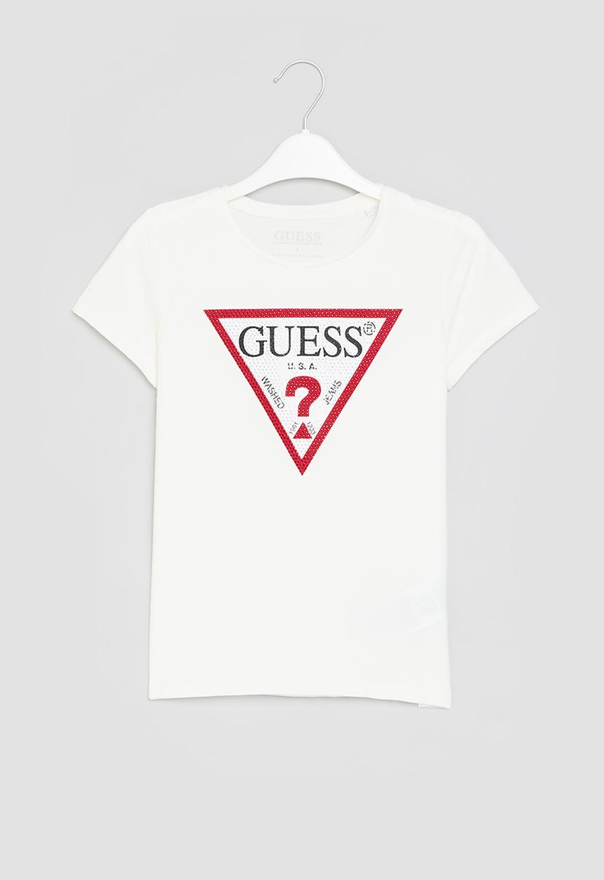 GUESS - Short sleeve T-shirt - true white 