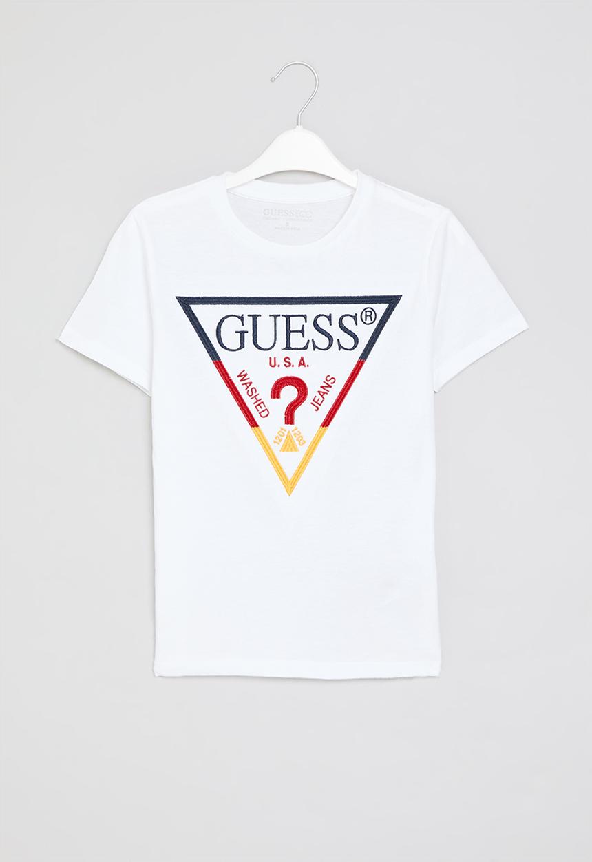GUESS - Short sleeve T-shirt - pure white
