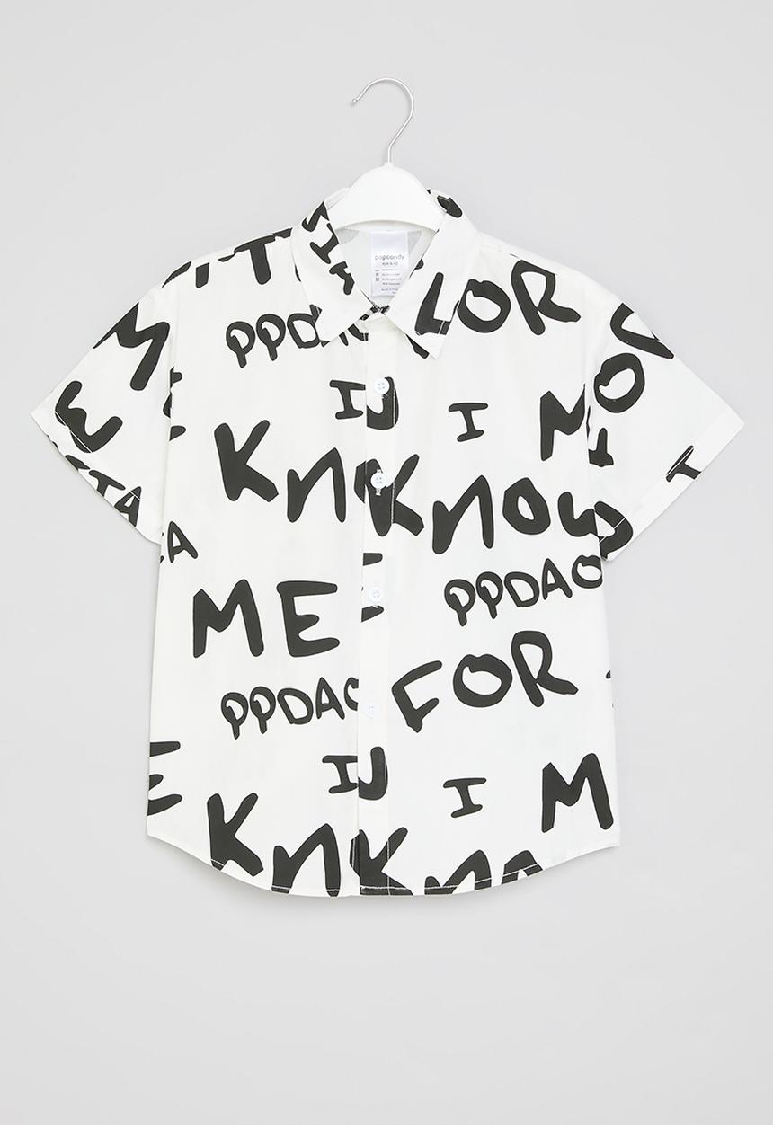 Pop Candy - Printed shirt - black & white