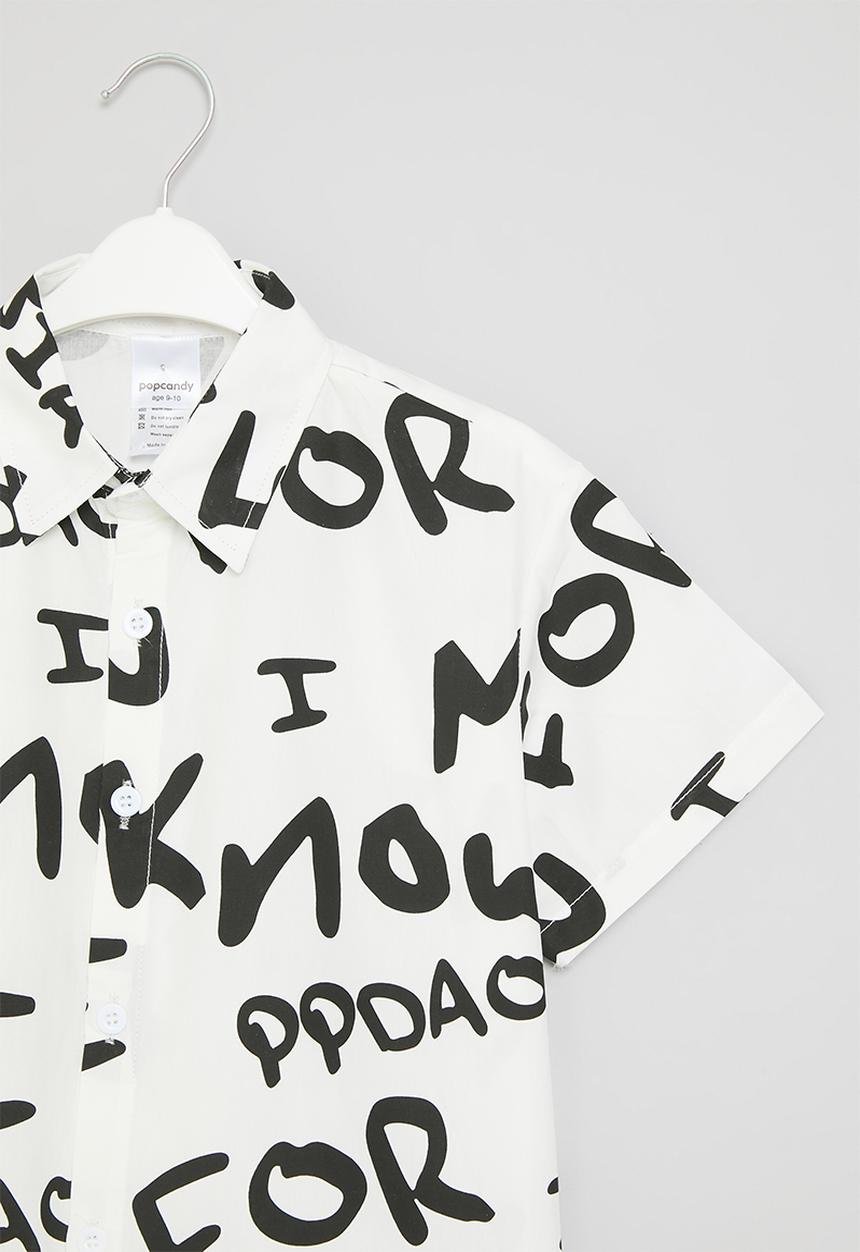Pop Candy - Printed shirt - black & white