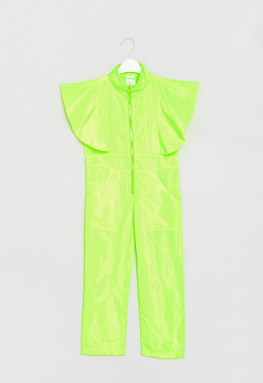 Pop Candy - Frilled jumpsuit - green